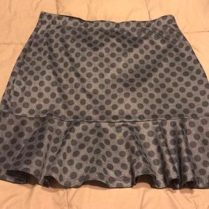 AVA polka dot ruffle skirt